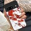 Абстрактный мраморный узор Для Google Pixel 10 Pro XL Pixel 8 7 9 10 Pixel 9 Pro XL Pixel 8a 7a Pixel 7 Pro Черный Стеклянный Чехол для Телефона