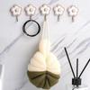 5Pcs Wall Hangers Flower Hooks Self-adhesive Plastic Hooks New Kitchen Hook