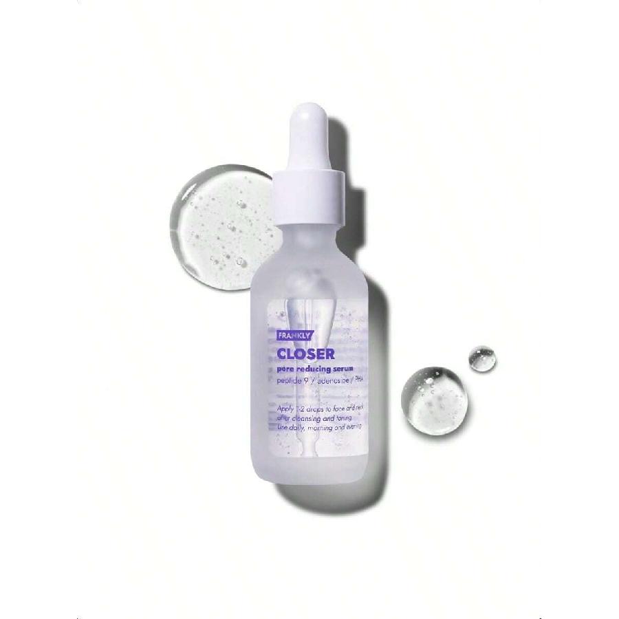 FRANKLY Closer Serum Jumbo - 60 мл | Мощная сыворотка для сужения пор, содержащая 9 пептидов, веганский коллаген, аденозин и фосфат