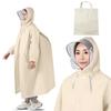 Raincoat Storage Bag Double Transparent Rain Suitable for Bicycles and Lightweight EVA Festival Raincoat for Super Water Unisex [CAVMHOT] [Includes