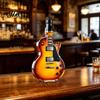 Decorative Guitar Shaped Barware Shape Wine Bottle, Large Capacity Decanter, Screw Cap Borosilicate Retro Decanter Glass Beer for Storage And