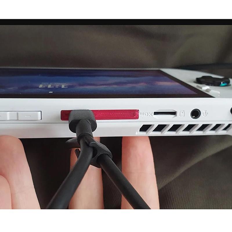 General Optimized Edition For Rog Ally Interface Dust Plug Handheld Charging Port Protection Cover Stick Locks