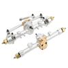 RC Metal Front and Rear Axle Assembly for AXIAL SCX24 124 RC Car Upgrade Parts AccessoriesSilver