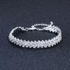 Shining Rhinestone Bracelet Women's Party Style Bracelet Elegant Gift Bracelet
