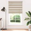 Zebra Blind In Sand Brown 120 X 230 Cm Fabric Width 115.9 Cm Polyester