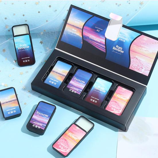 Натуральные ингредиенты, не вызывающий раздражения аромат, портативный унисекс твердый парфюмерный набор