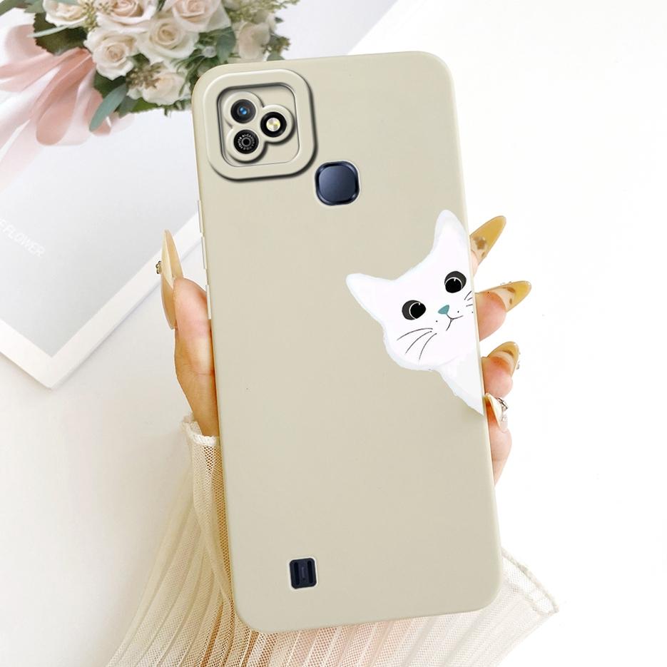 Чехол для Infinix Smart HD 2021 X612B X612 Милый Кот Утка Мультяшная Обложка 6.1'' Мягкий ТПУ Чехол для Телефона Для Infinix Smart HD 2021 Оболочка