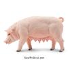 Toymany Simulation Sleeping Pink Piglet Farm Animal Model Toy Mini Figures Dolls Action Figurines Toys Children Gift Cake Decora