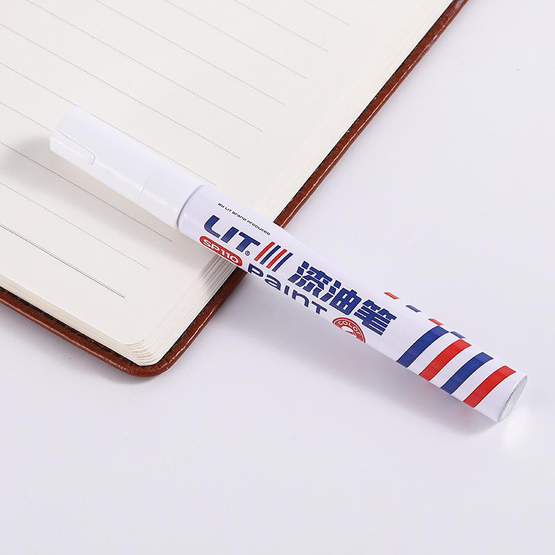 12-Color Waterproof Paint Touch-Up Pen - Durable, Easy Application, Fade-Resistant, and Industrial-Grade Oily Marker
