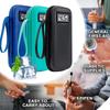Insulin Cooler Travel Case With Temperature Display - Diabetic Travel Case Refrigerated Cooler Travel Case With 2 Approved Ice Pack For Trip And Daily