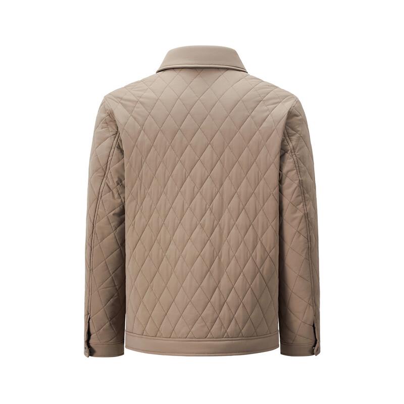 GIOVANNI VALENTINO Men's Casual Padded Turn-down Collar Jacket