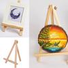 Adjustable Mini Wooden Easel Stand 2/4/6Pcs Portable Triangular Desktop Painting Canvas Holder for Art Creations