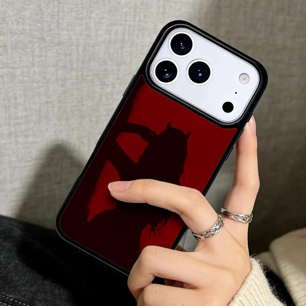 Чехол Case для iPhone 17 Air 16 Pro Max 15 Plus 11 13 Mini 14 12 Задняя крышка телефона Демон Женщина