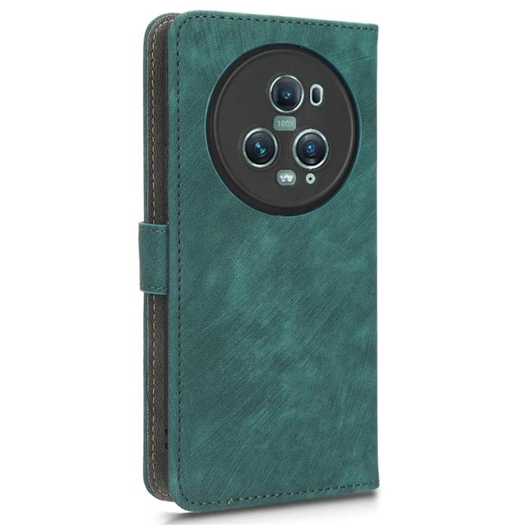 For Honor Magic5 Pro Phone Wallet Case RFID Blocking PU Leather Stand Phone Cover with Strap