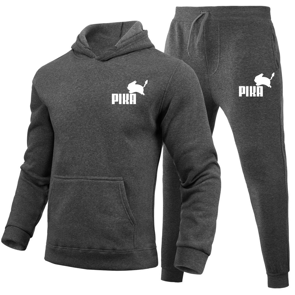 Комплект с капюшоном Пика, женские толстовки, костюмы для уличного фитнеса, бега, модный спортивный костюм, весенне-осенний стиль, толстовка с капюшоном
