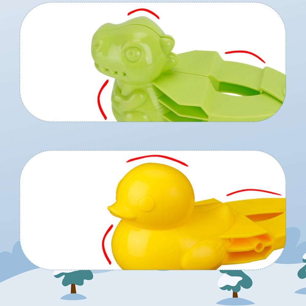 Winter Snow Mold Tongs Snow Mold Snow Sand Clip Mold Funny Snowball Maker  Kid Snowball Fight