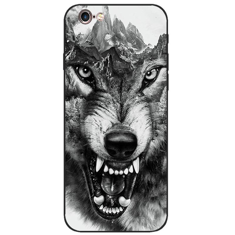 Чехол для iPhone 5 5s SE Чехол-крышка Силикон ТПУ Мультяшный узор Coque для iPhone 6 6s Чехол-крышка Coque для iPhone 6s 5 s Fundas