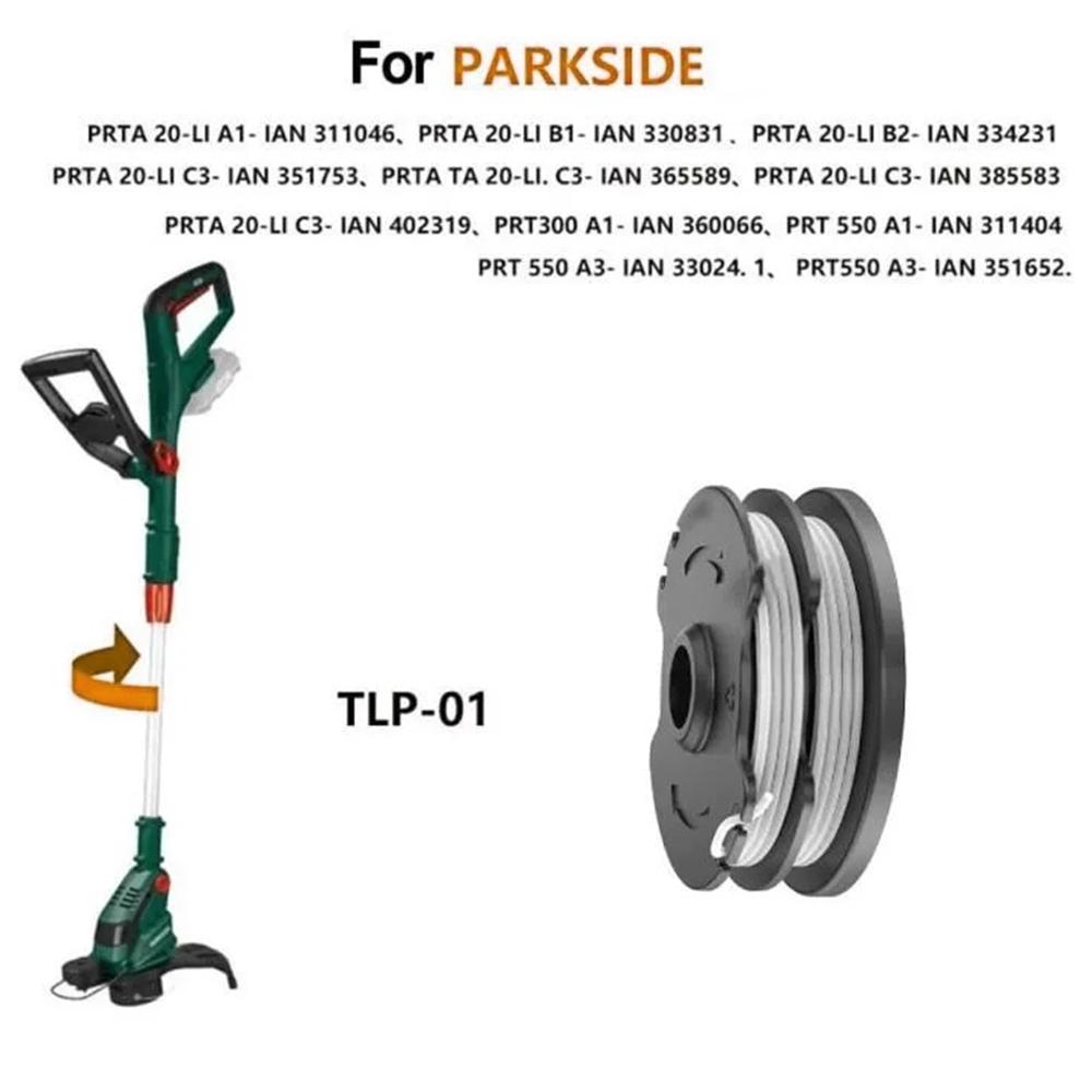 10 шт. Катушки с леской для газонокосилки Parkside, запасные катушки, запчасти TLP-01