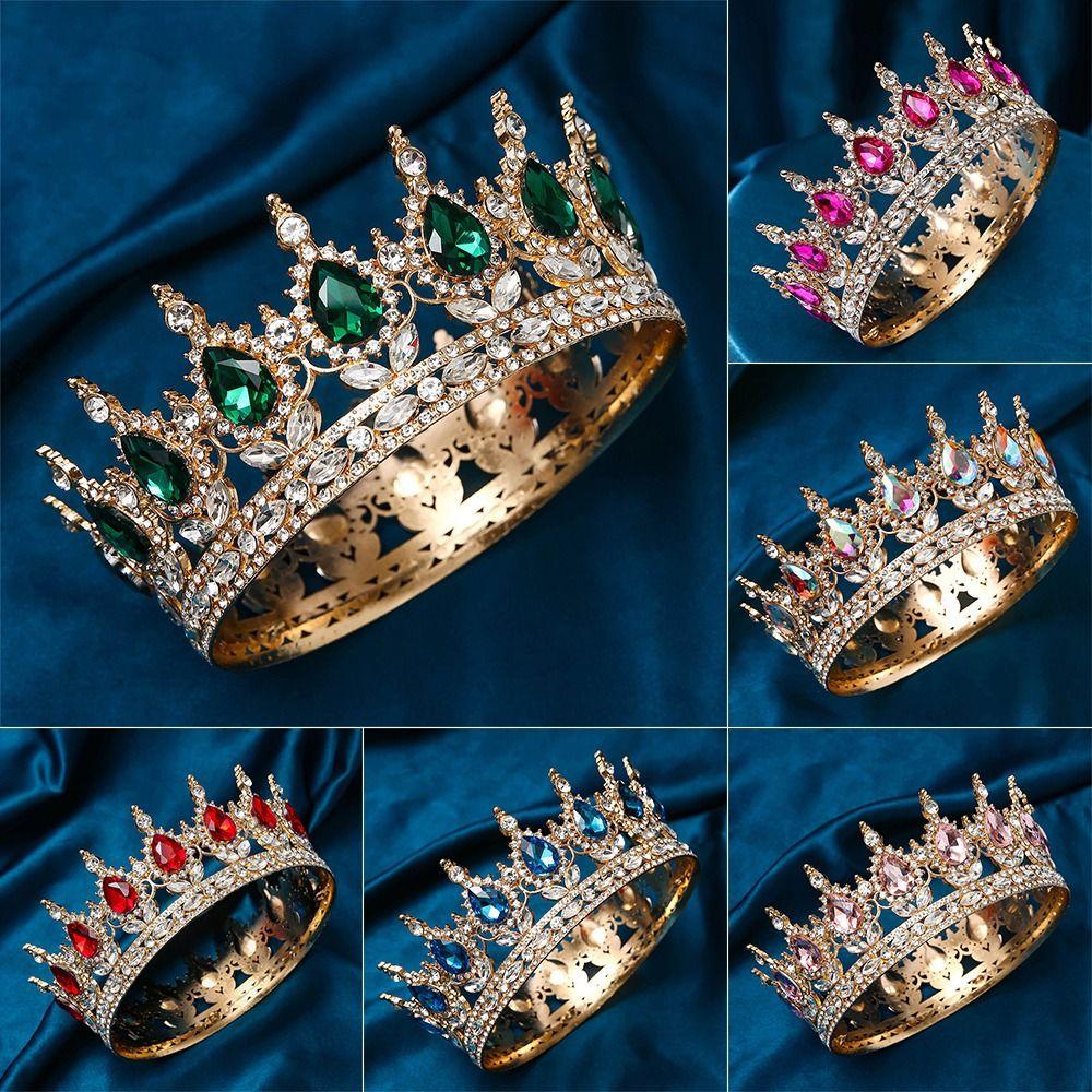 Crystal Wedding Headband Costume Bride Hair Accessories Birthday Party Prom Headband  Women