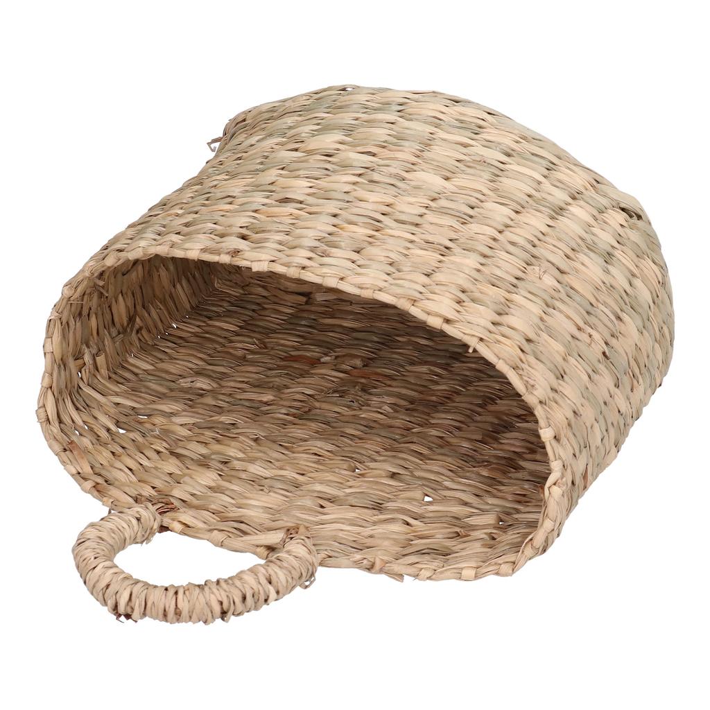 Hanging Basket Seagrass Woven Wall Hanging Storage Basket Organizer for Home Garden Decoration