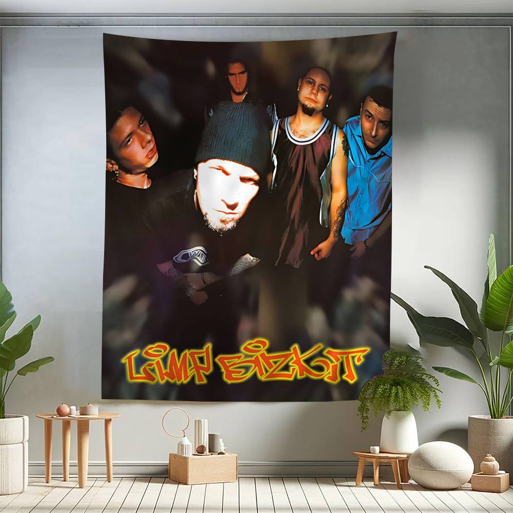 LLimp Band Bizkit Мультяшный Гобелен Искусство Научная Фантастика Комната Домашний Декор Настенное Полотно Листы