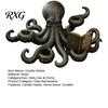 Decorative Pillar Candle Holder Octopus Holder, Durable Resin Halloween Sculpture, Dark Fantasy Gothic Retro Room Accessories Style Candlestick