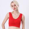 No steel ring vertical mesh large size underwear women's sports yoga fitness sleep bra vest type gathering underwear women