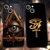 Священный Глаз Гора Египет Фреска Чехол для Телефона для iPhone 16 15 14 13 12 11 Pro Max XR XS Max 7 8 Plus Силиконовый Мягкий Чехол