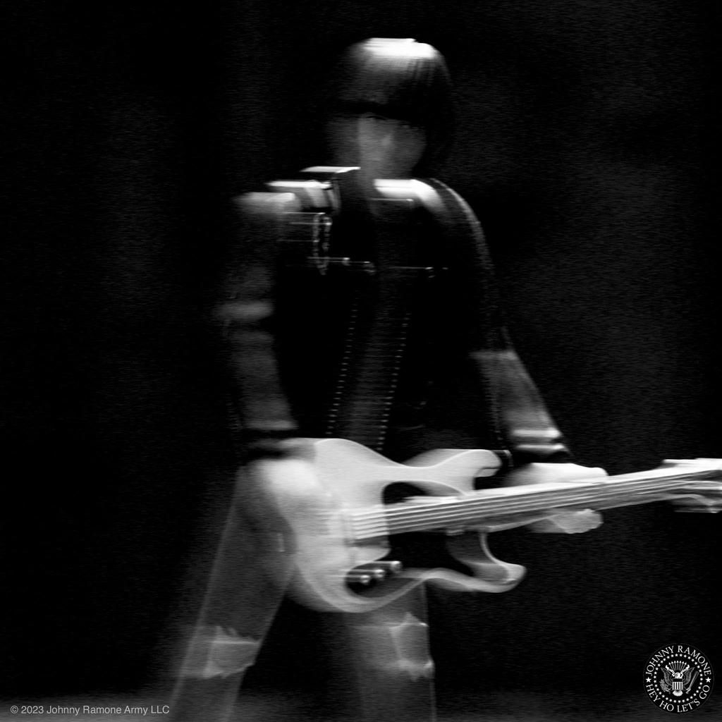 Johnny Ramone Re Action Figure Johnny Ramone Super7 Punk Toy Ramones