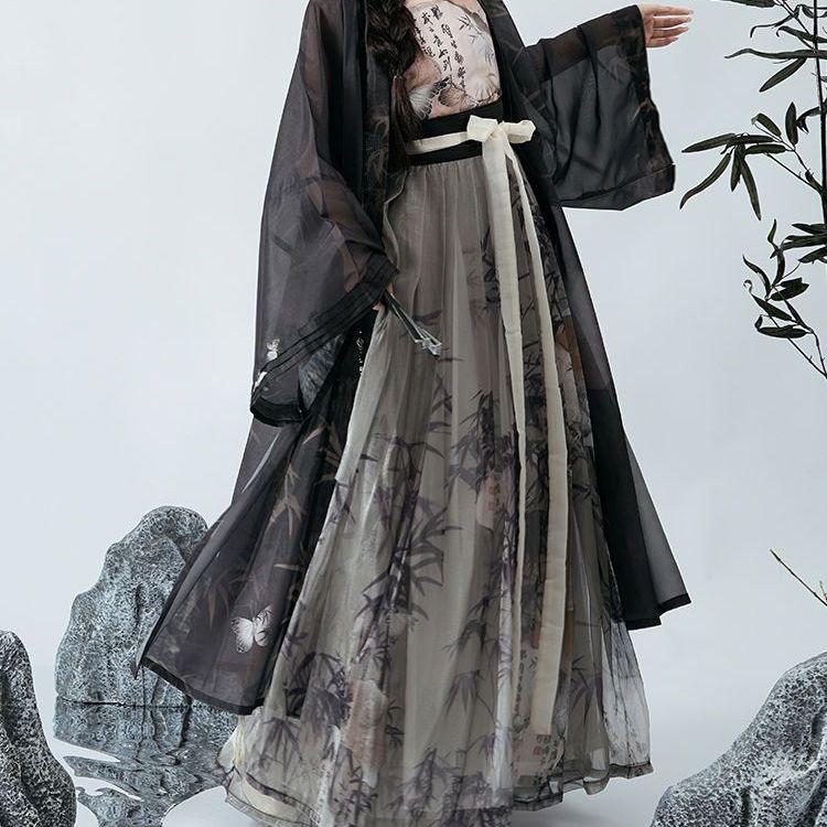 Коммуникационный костюм Hanfu в стиле династии Сун в китайском стиле, ежедневный элемент Han