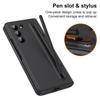 For Samsung Galaxy Z Fold5 5G Full Guard Case Hard PC Kickstand Phone Cover with Glass Film,Stylus