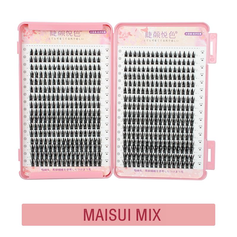 32 Rows Eyeslashes Extension Personal Eye Lash Professional Makeup Individual Cluster Grafting Fake False Eyelashes