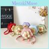 Adorable Mini Flower Pu Crossbody Bag For Kids Stylish Daily Accessory For Girls