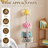 3 Tier Hanging Fruit Basket Handmade Woven Hanging Storage Basket Flower Pot Planter Hanger Garden Decoration Kitchen Basketry