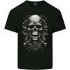 Engine Skull Motorcycle Biker Mechanic Car Unisexs Light Cotton TShirt