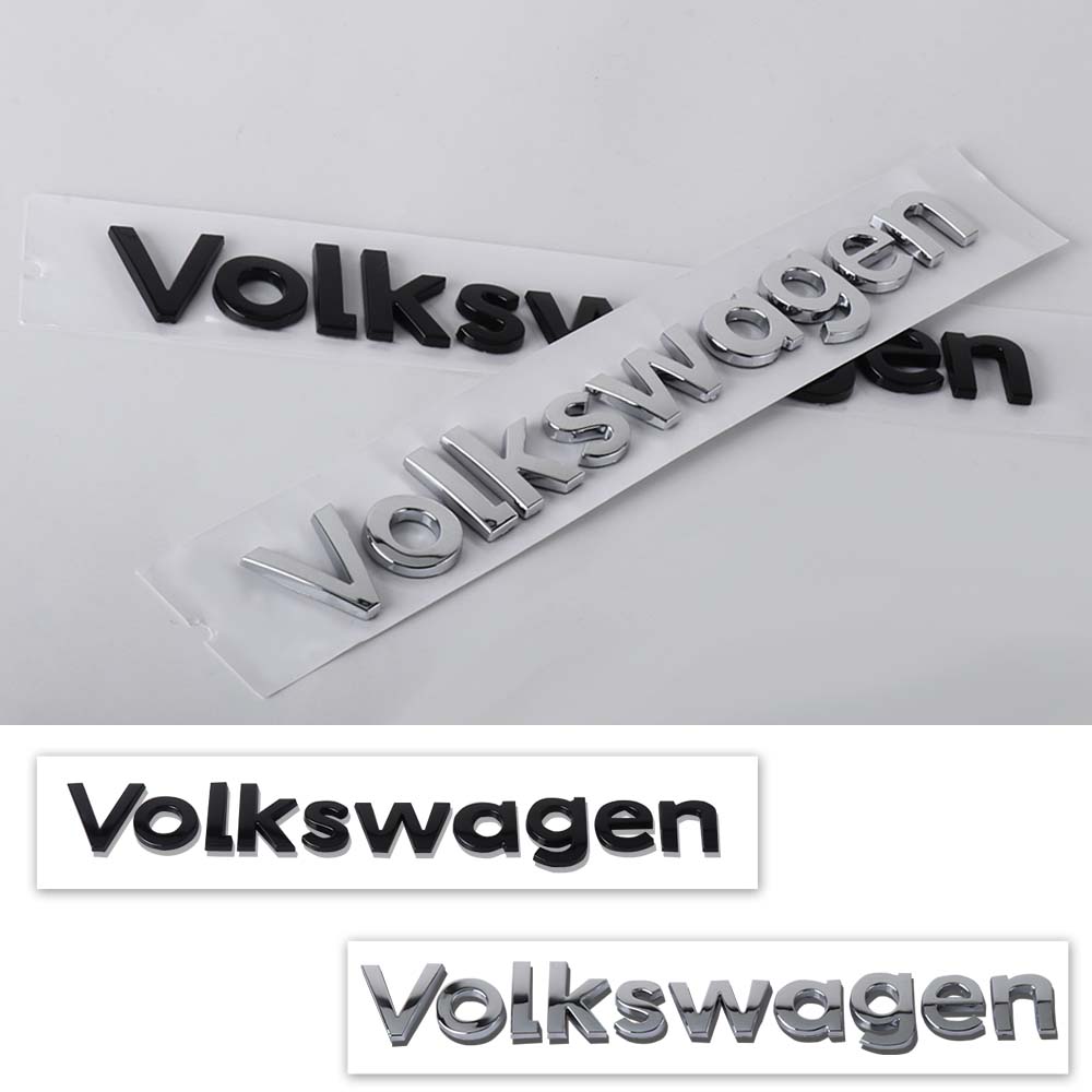 Valve Stems Caps Car Trunk Logo Badge Sticker Decor Accessories For Volkswagen VW Tiguan Jetta Polo Golf Passat CC Rline Touareg zf2