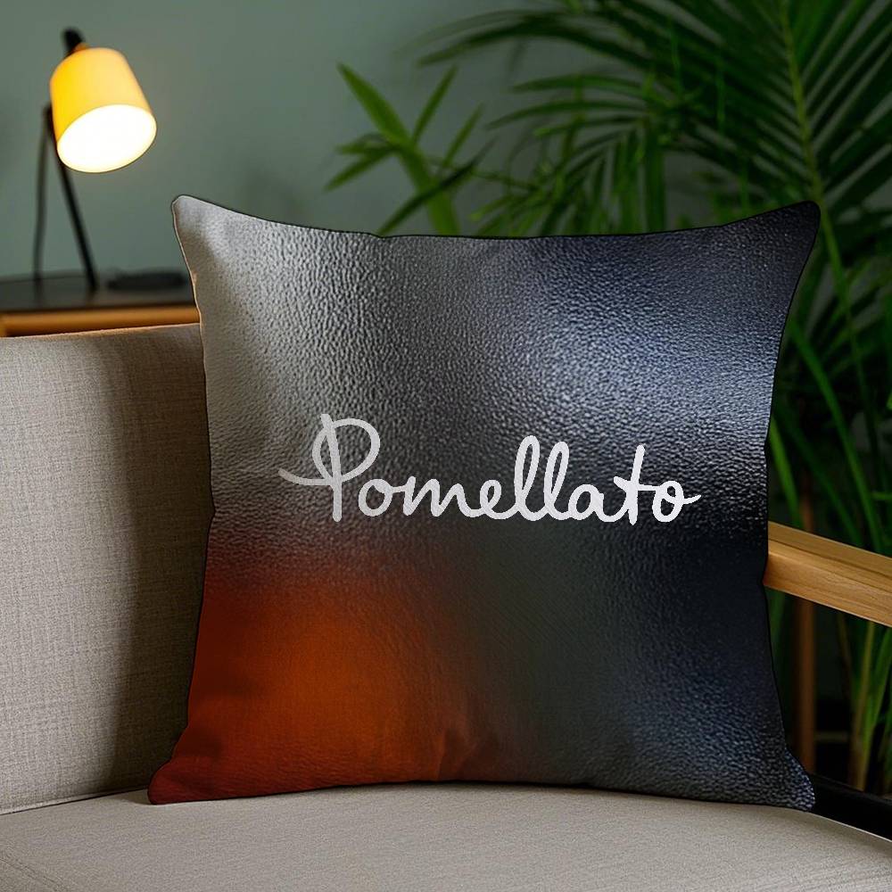 Unique Luxury Design Pomellato-A Pillow Case Anti-dustmite Pillowcase Invisible Zipper Silky Short Plush Sofa Cushion Cover