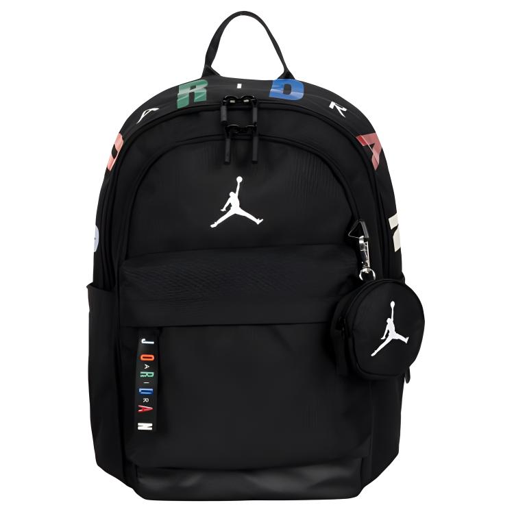New Jordan Polyester Backpack Unisex Black JD2513158AD-002