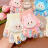 Cute Children's Gloves for Autumn and Winter: Five-finger Full Gloves for Girls and Plush Warm Gloves for Boys
