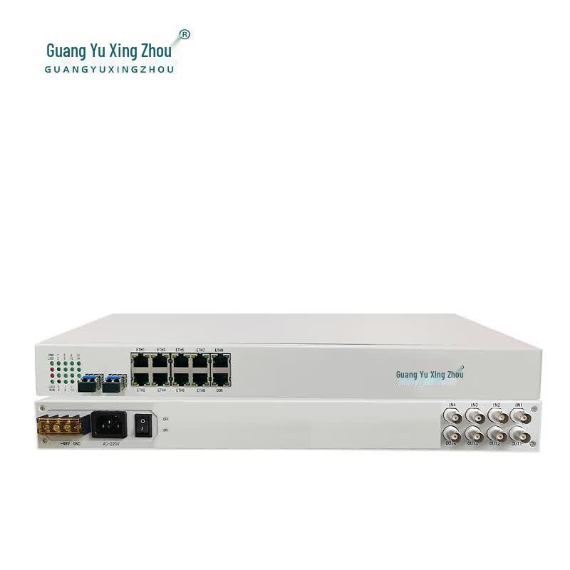 4E1 8FE PDH Fiber Optic Multiplexer