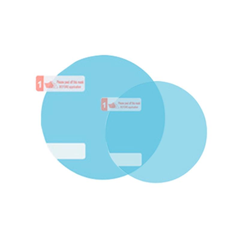 Пленка для зеркала заднего вида автомобиля, пленка для бокового окна, водонепроницаемая, прозрачная, 2 шт., защита от запотевания, защитная наклейка на зеркало окна, автомобильные аксессуары