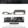 For BMW X3 F25 X4 F26 Made of Alcantara Center Console Air Vent Outlet Trim Frame Performance Stickers Car Interior Accessories