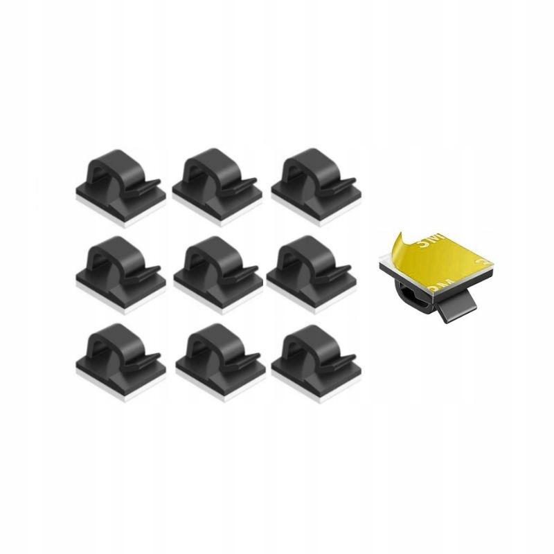 Holder Clip Organizer Self-Adhesive Cable Clip 10 Pcs 5mm Kd10085