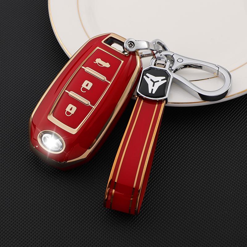 Premium Soft TPU Car Key Case Cover Shell for INFINITI QX56 ESQ QX50 Q50 QX60 Q50L Key Rings Keychain Bag Accessories
