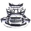 W222 S-Class Front Bumper Grille, Diffuser, and Spoiler Upgrade Kit