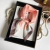 Simulated Silk Silk Scarf Square Scarf Women's Korean Edition Fashion Letter Printed Small Square Scarf Workplace Decoration Scarf
