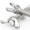 Набор винтов с накатанной головкой из нержавеющей стали 304 - смешанные болты-бабочки (DIN315)