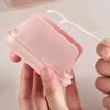 Portable Floss Pick Dispenser Automatic Pop-Up Dental Flosser Case Reusable Refillable Travel Floss Stick Holder Container Box