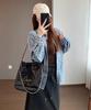 Blue Plaid Heart Embroidered Thick Cotton Long Sleeve Shirt - New Winter Arrival