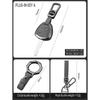 Zinc Alloy Car Key Case Cover Fob for Mitsubishi Evolution Lancer EX Grandis Outlander Triton Pajero ASX Protector Shell